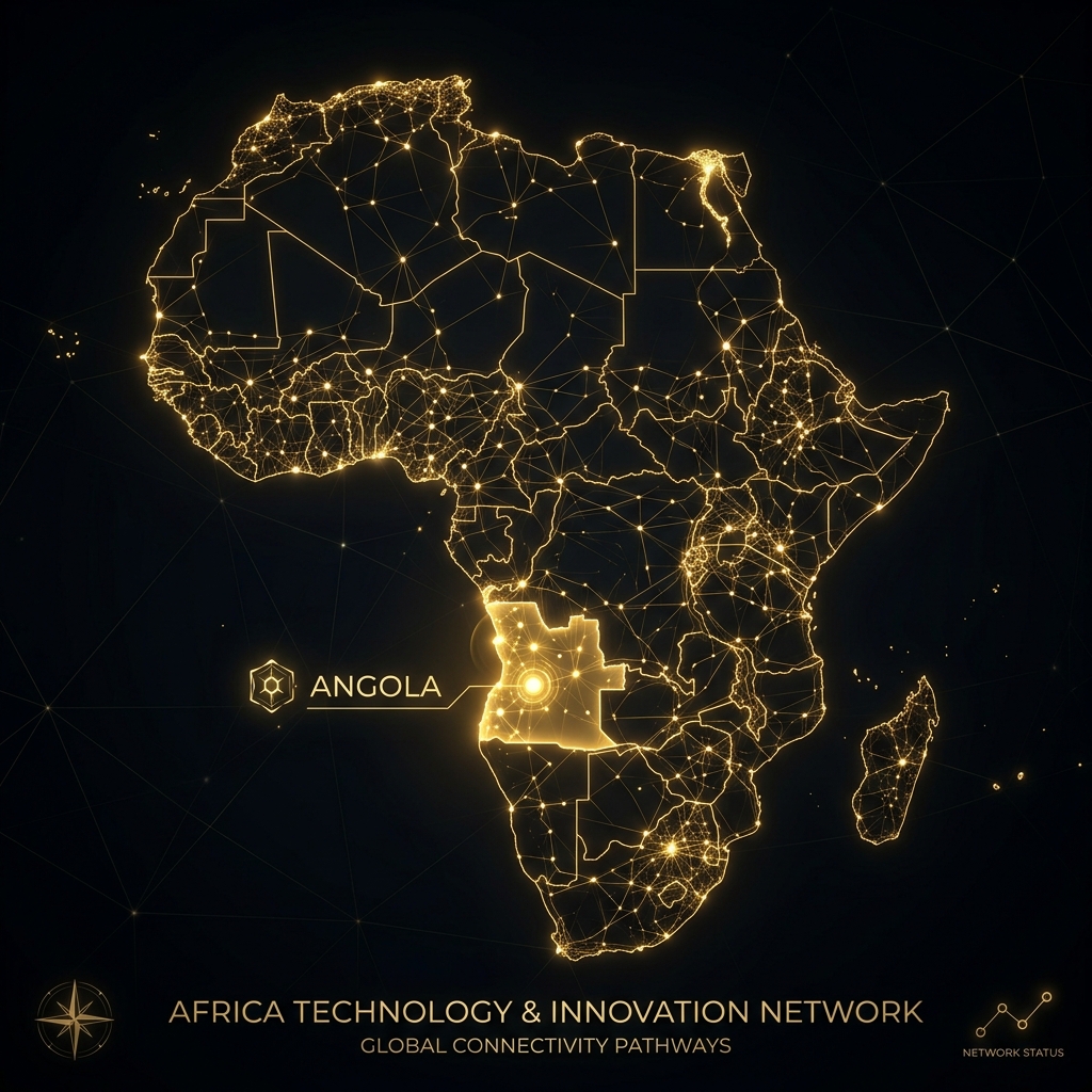 Mapa África - Angola